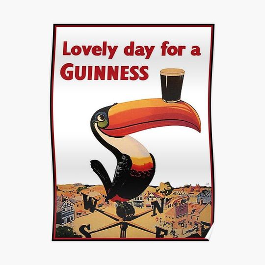 Discover Lovely Day for a Guinness Poster Premium Matte Vertical Poster