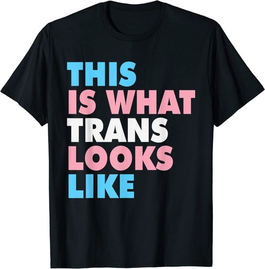 Discover Transgender Pride Flag - This Is What Trans Looks Like T-Shirt