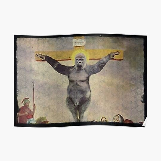 Discover Harambe our Holy father Premium Matte Vertical Poster