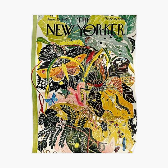 Discover New Yorker June 23, 1945 Art Print Premium Matte Vertical Poster