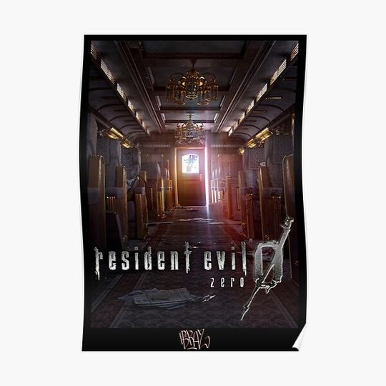 Discover Resident Evil 0 Remastered Cover Art (Original No Neon) Premium Matte Vertical Poster