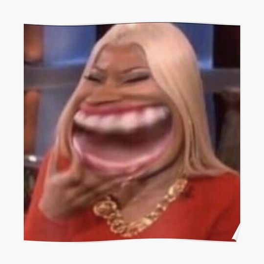 Discover Nicki Minaj Meme Premium Matte Vertical Poster