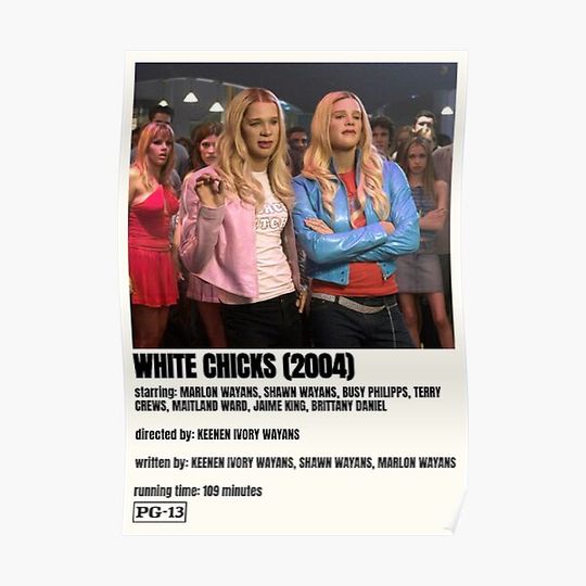 Discover White Chicks Movie Poster Premium Matte Vertical Poster