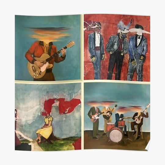 Discover Collage Long Lost Lord Huron Premium Matte Vertical Poster