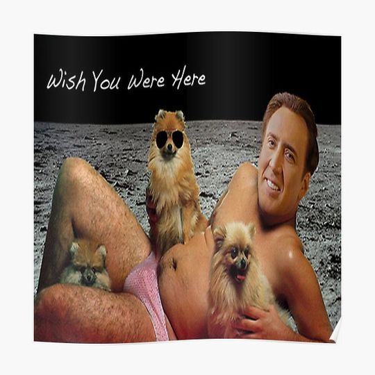 Discover Nick Cage Pillowcase Premium Matte Vertical Poster