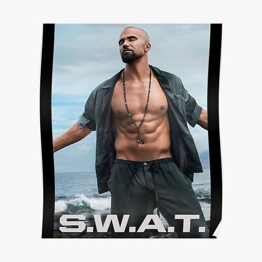 Discover Special Present Shemar Moore Gift Movie Fans Premium Matte Vertical Poster