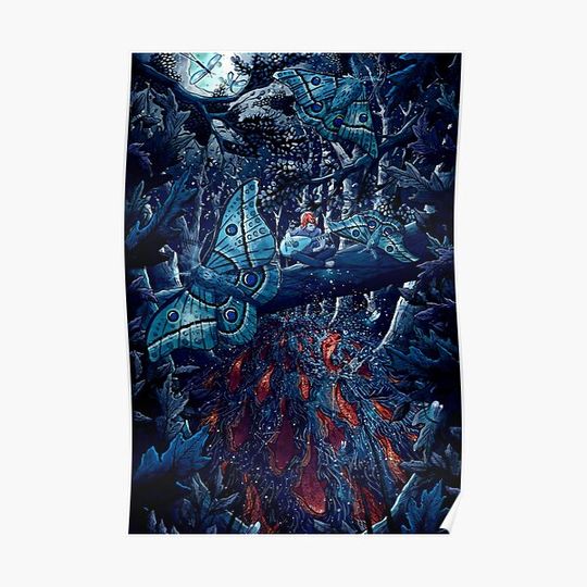 Discover Kvothe Name Of Chronicle Butterfly Jungle Premium Matte Vertical Poster
