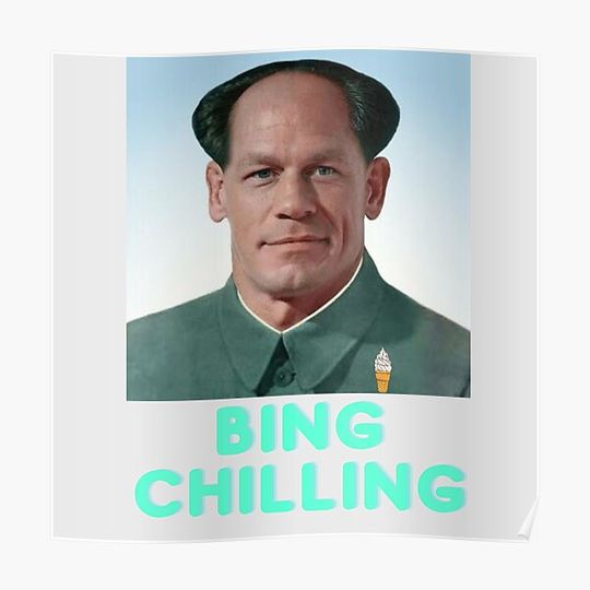 Discover Bing Chilling Premium Matte Vertical Poster
