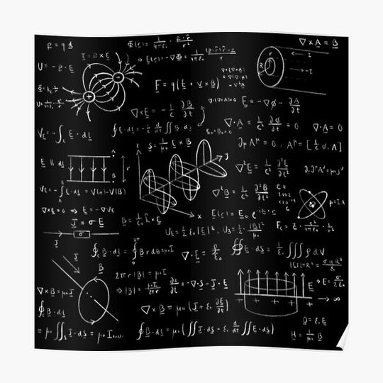 Discover Electromagnetism Premium Matte Vertical Poster
