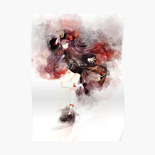 Discover Genshin Impact - Hu Tao Premium Matte Vertical Poster