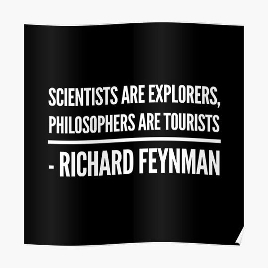 Discover Richard Feynman Quote Premium Matte Vertical Poster