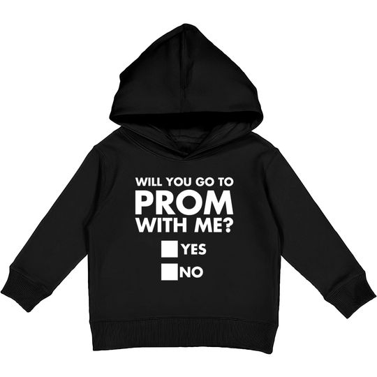 Discover Will You Go To Prom With Me? Promposal Print Kids Pullover Hoodies