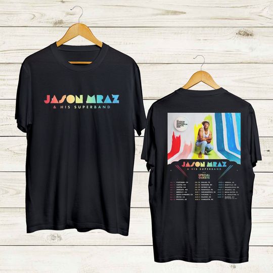 Discover Vinatge Jason Mraz All Size T-Shirt, Jason Mraz  Unisex T-shirt 2023 , Jason Mraz Shirt Fan Gifts