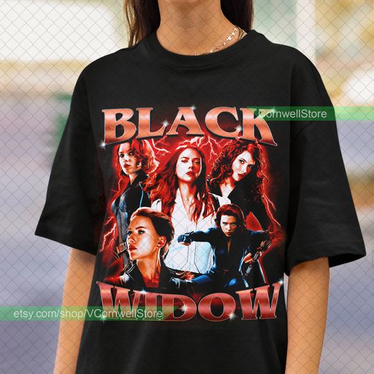 Discover Limited Black Widow Vintage T-Shirt