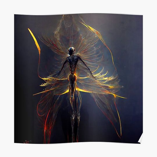 Discover Dark Angel Premium Matte Vertical Poster