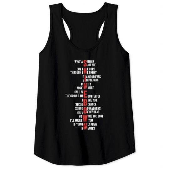 Discover shine down What A Shame Save Me Cut The Cord Tank Tops