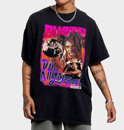 Discover Limited Busta Rhymes Vintage T-Shirt, Gift For Women and Man Unisex T-Shirt, Vintage 80s 90s Busta Rhymes Fan Gift, Busta Rhymes Vintage Tee