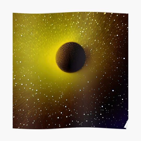 Discover Abstract Particles Premium Matte Vertical Poster