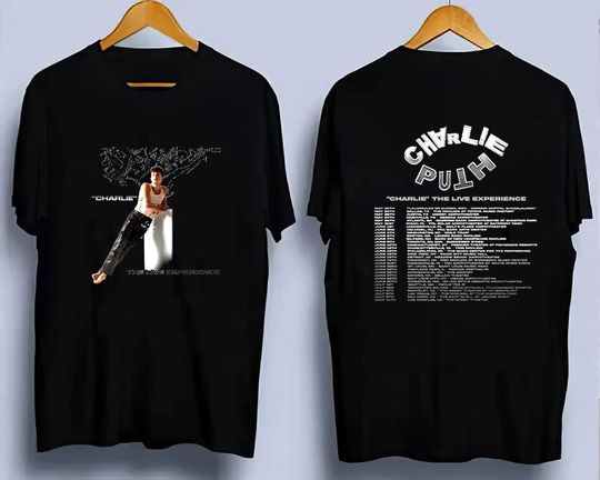 Discover Charlie Puth Music Shirt, Charlie Puth 2023 Tour Shirt