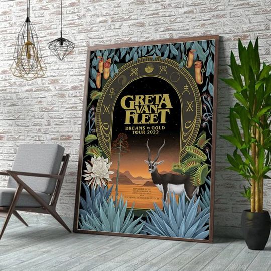 Discover Greta Van Fleet Tour 2022 Posters, Greta Van Fleet 10 Different Posters