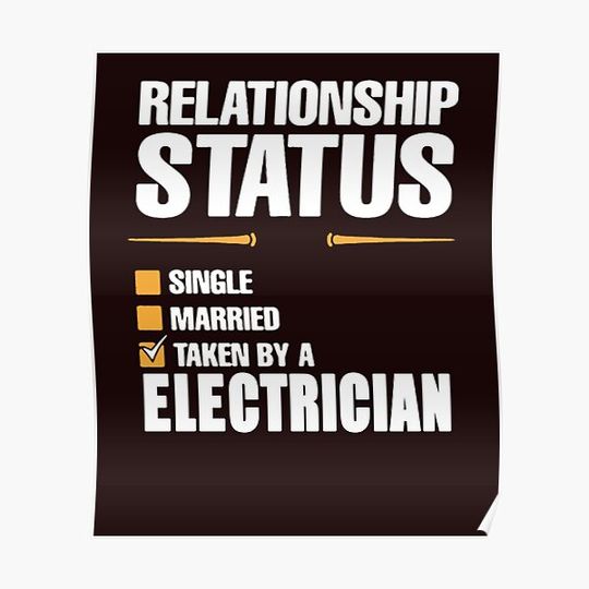 Discover Electrician Realtionship Premium Matte Vertical Poster