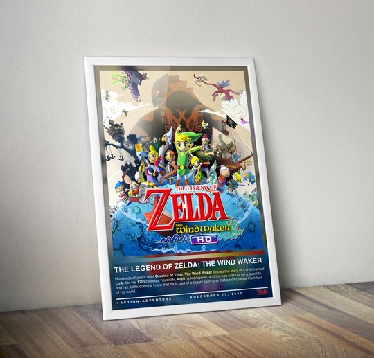 Discover The Legend of Zelda The Wind Waker Poster