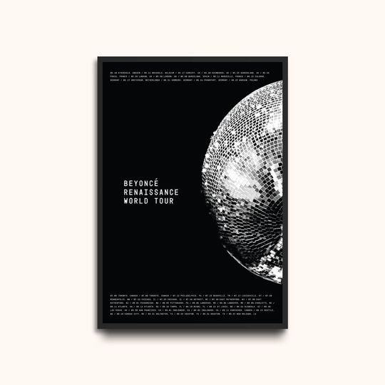 Discover Beyonc Renaissance World Tour Poster