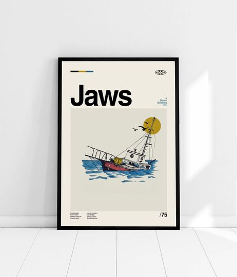 Discover JAWS Poster - Jaws Movie Poster - Horror Movie