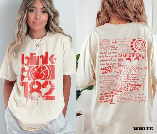 Discover Bl!nk-182 World Tour Tshirt, Bl!nk-182 Band 2023