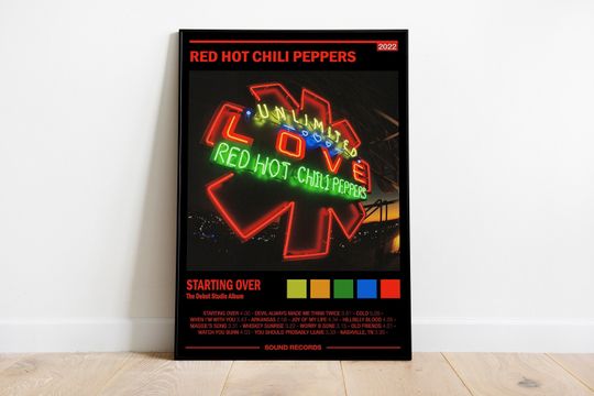 Discover Red Hot Chili Peppers - Unlimited Love - Album Poster