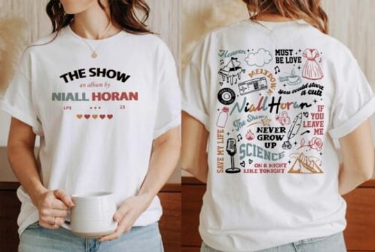 Discover Niall Horan The show 2 Sides Shirt, The Show Album Shirt, Niall Horan The Show Tracklist