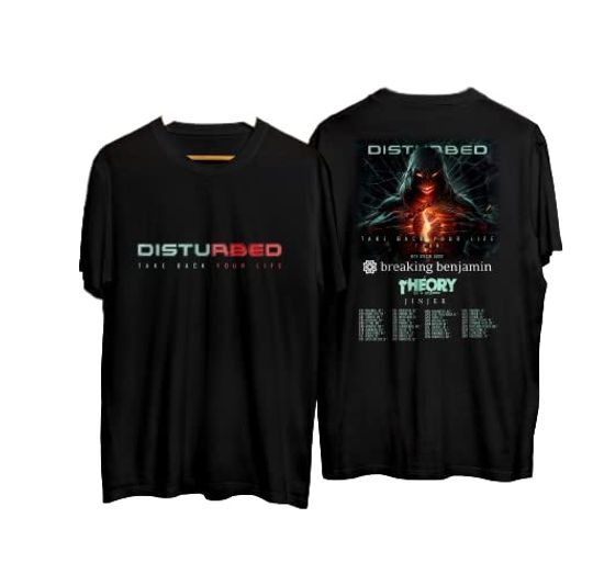Discover Vintage Disturbed Tour Shirt Take Back Your Life Tour Shirt Disturbed Tour 2023 Shirt