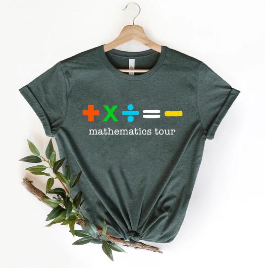 Discover The Mathematics Tour Shirt, Ed Shee Concert Shirt, Mathematics America Tour