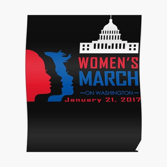 Discover Women march on washington Premium Matte Vertical Poster