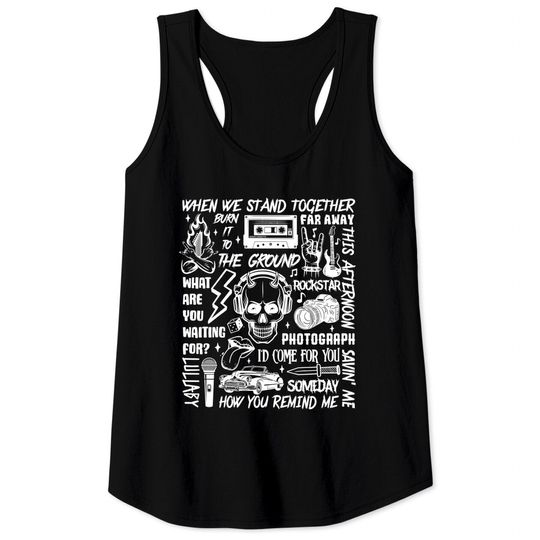 Discover Rock Concert Tank Tops - Rock Music Tank Tops, nickelback Tank Tops