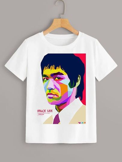 Discover Bruce Lee Men's T-Shirt | Jeet Kune Do Los Angeles Poster Shirt