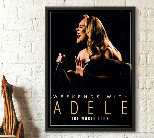 Discover Adele Poster, Adele The World Tour 2023-2024 Poster