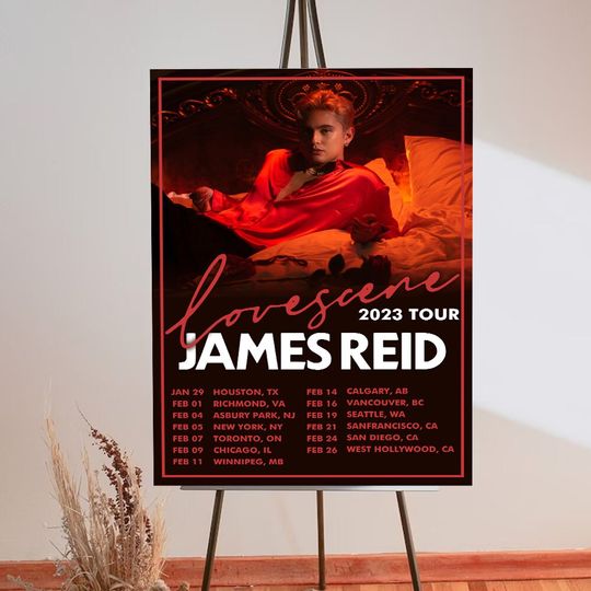 Discover James Reid Lovescene Tour 2023 Poster