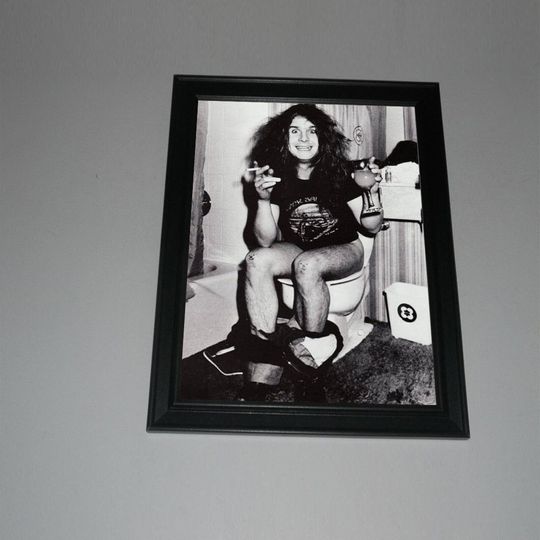 Discover Ozzy Osbourne on Toilet Poster