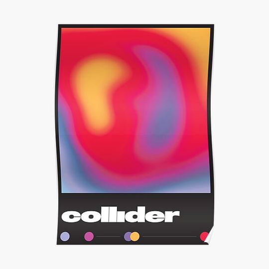 Discover Collider Abstract Gradient Poster Premium Matte Vertical Poster