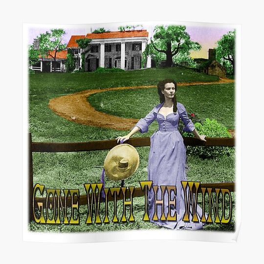 Discover Gone with the Wind Tara Premium Matte Vertical Poster
