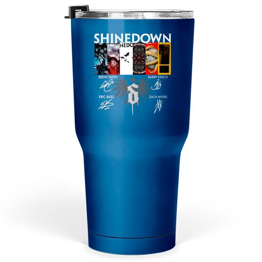 Discover shine down Band Signatures Graphic Tumblers 30 oz