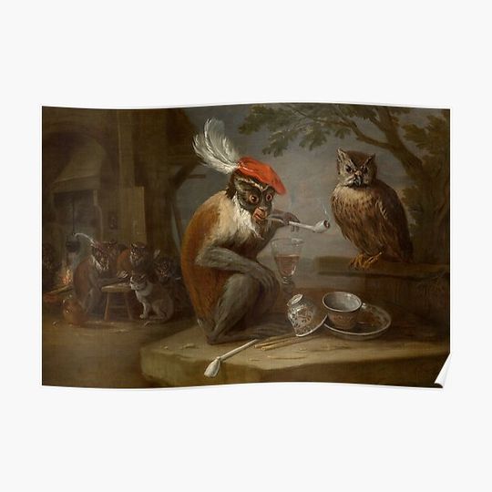 Discover Singerie Premium Matte Vertical Poster