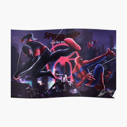 Discover Into the Spider Verse Premium Matte Vertical Poster