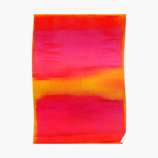Discover mark rothko painting, pink, yellow, white, artwork by mark rothko Premium Matte Vertical Poster