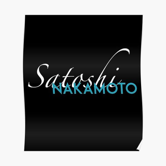 Discover Satoshi Nakamoto - Crypto design Premium Matte Vertical Poster