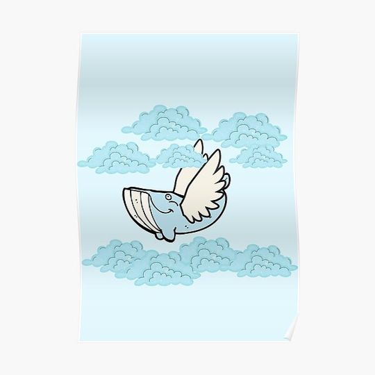 Discover Skywhale Premium Matte Vertical Poster