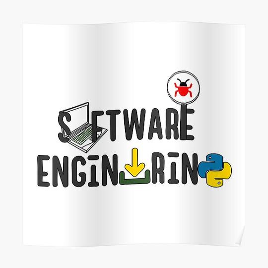 Discover Software Engineering Major Premium Matte Vertical Poster