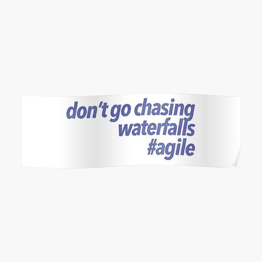 Discover don't go chasing waterfalls Premium Matte Vertical Poster