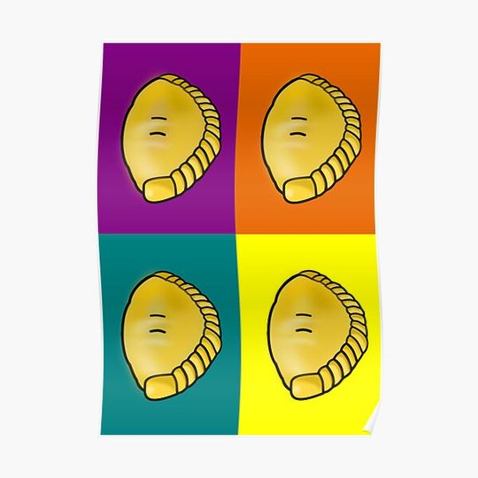 Discover Cornish Pasty Premium Matte Vertical Poster